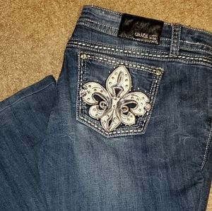GRACIE BOOTCUT LADIES JEANS SZ 31